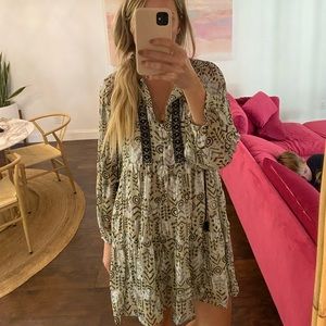 Zara boho flowy dress